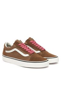 Vans Tenisówki Old Skool VN000D6WRPK1 Brązowy. Kolor: brązowy. Materiał: zamsz, skóra