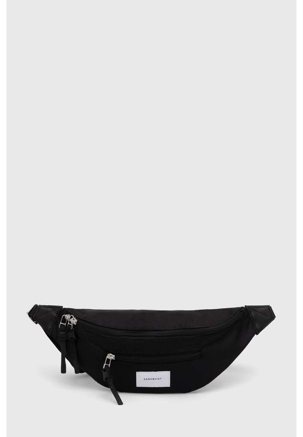 Sandqvist nerka Aste kolor czarny SQA1036. Kolor: czarny. Materiał: włókno, materiał