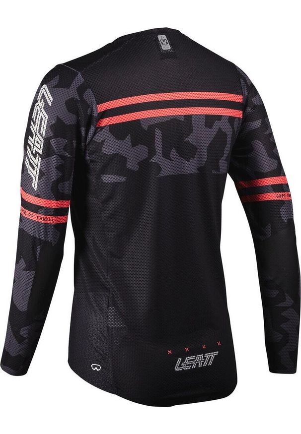 LEATT - Longsleeve rowerowy damski Leatt MTB Gravity 4.0 W. Kolor: czarny. Długość rękawa: długi rękaw