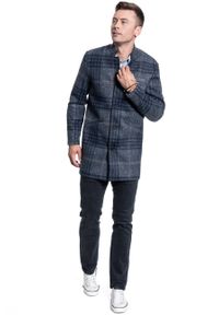 Only & Sons - PŁASZCZ MĘSKI ONLY & SONS ONSWILBURT CHECK COAT BOX DARK GREY MELANGE 22013255 #7