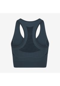 Head - Stanik sportowy damski FLEX Seamless Bra. Kolor: niebieski. Materiał: materiał, poliamid, dzianina