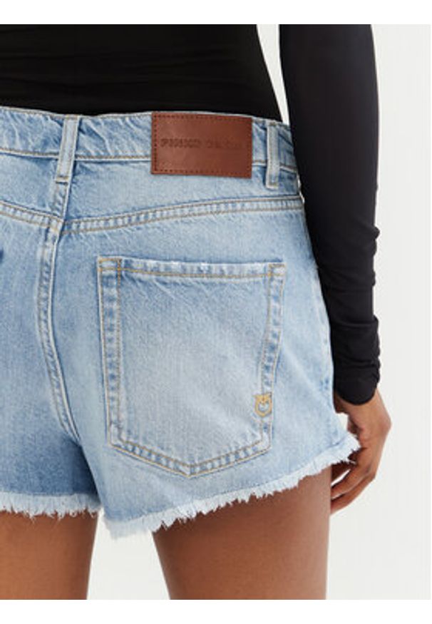 Pinko - PINKO Szorty jeansowe Serengeti 104593 A2BO Niebieski Regular Fit. Kolor: niebieski. Materiał: bawełna