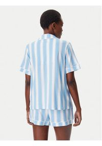 DKNY Piżama YI50042 Niebieski Regular Fit. Kolor: niebieski. Materiał: syntetyk, bawełna