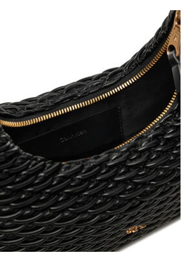 Calvin Klein Torebka LV04F3293G Czarny. Kolor: czarny. Materiał: skórzane