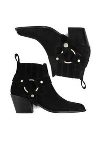 Badura Botki EO-CLEO-501-25 Czarny. Kolor: czarny. Materiał: zamsz, skóra #8