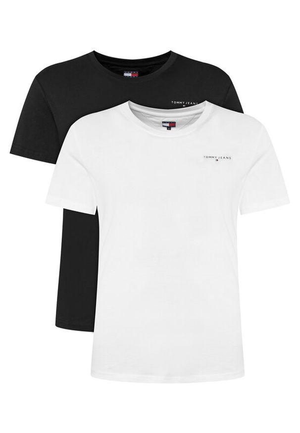 Tommy Jeans Komplet t-shirtów DM0DM22316 Kolorowy Slim Fit. Materiał: bawełna. Wzór: kolorowy