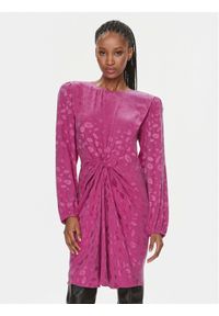 Hugo - HUGO Sukienka codzienna Kaminna 50504499 Różowy Regular Fit. Okazja: na co dzień. Kolor: różowy. Materiał: wiskoza. Typ sukienki: proste. Styl: casual #1