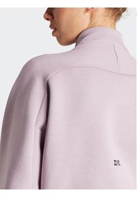 Adidas - adidas Bluza Z.N.E. IS3899 Fioletowy Loose Fit. Kolor: fioletowy. Materiał: bawełna, syntetyk