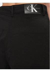 Calvin Klein Jeans Spodnie materiałowe Stretch Twill High Rise Straight J20J221297 Czarny Regular Fit. Kolor: czarny. Materiał: bawełna #5
