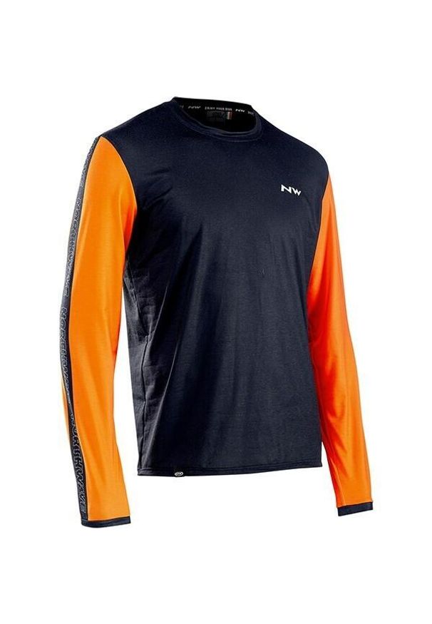 NORTHWAVE - Dżersej z długim rękawem Northwave Xtrail. Kolor: wielokolorowy, czarny, pomarańczowy. Materiał: jersey. Długość rękawa: długi rękaw. Długość: długie. Sport: kolarstwo