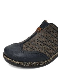 Rieker Klapki CEO-46376-14 Granatowy. Kolor: niebieski. Materiał: skóra #2