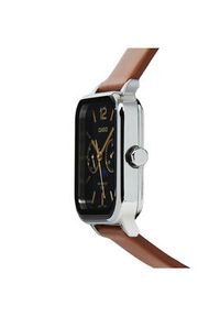 Casio Zegarek Classic MTP-M305L-1AVER Brązowy. Kolor: brązowy. Materiał: skóra #3