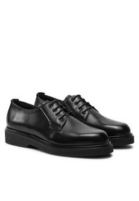 Calvin Klein Półbuty Lace Up - Lth HW0HW02278 Czarny. Kolor: czarny. Materiał: skóra