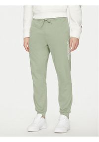 Jack & Jones - Jack&Jones Spodnie dresowe Gordon 12268768 Zielony Regular Fit. Kolor: zielony. Materiał: bawełna