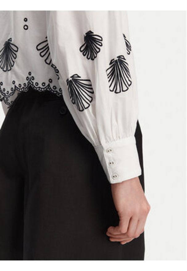 French Connection Koszula 72YNH Biały Regular Fit. Kolor: biały. Materiał: bawełna