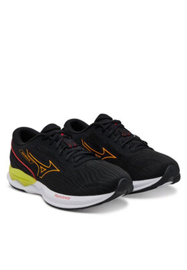 Mizuno Buty do biegania Wave Revolt 3 J1GC2481 Czarny. Kolor: czarny. Materiał: materiał. Model: Mizuno Wave