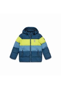 LEGO Wear - Kurtka zimowa dziecięca LEGO. Kolor: niebieski. Sezon: zima