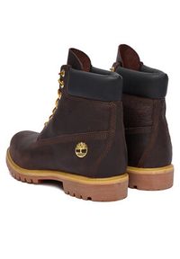 Timberland Trapery Premium 6-Inch Waterproof TB0A2P6WEXU1 Brązowy. Kolor: brązowy. Materiał: skóra