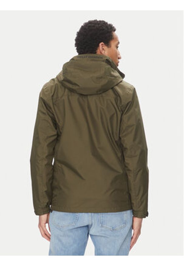 Helly Hansen Kurtka przeciwdeszczowa Dubliner 62643 Khaki Regular Fit. Kolor: brązowy. Materiał: syntetyk
