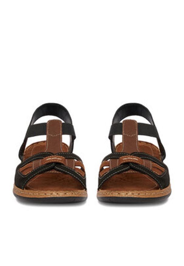 Go Soft Sandały CEO-WI23-4773-08 Czarny. Kolor: czarny. Materiał: nubuk, skóra