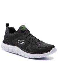 skechers - Buty Skechers Bucolo 52630/BKW Black/White. Kolor: szary. Materiał: skóra #1