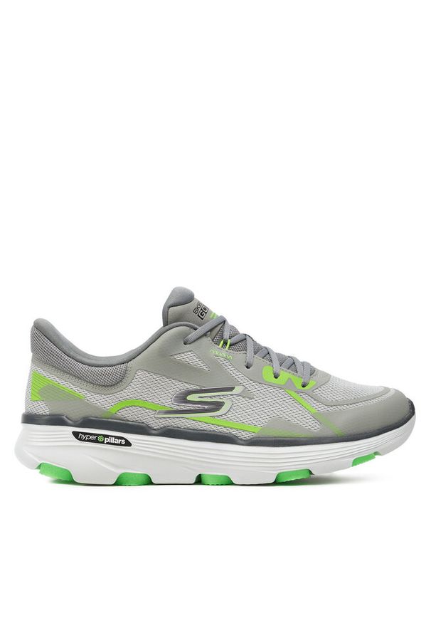 skechers - Buty do biegania Skechers. Kolor: szary. Sport: bieganie