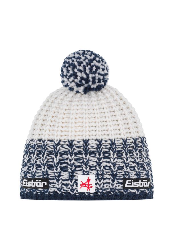 Czapka Eisbar Refocus Pompon MÜ SA. Kolor: niebieski. Materiał: wełna. Styl: sportowy