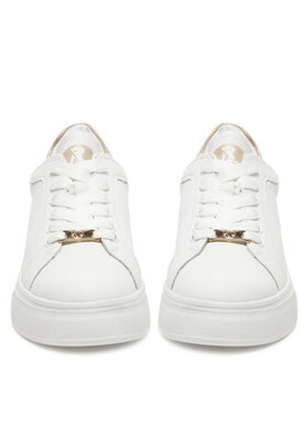 Rieker Revolution Lifestyle Sneakersy W2303-80 Biały. Kolor: biały. Materiał: skóra, syntetyk