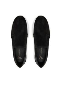 Giuseppe Zanotti Sneakersy RM40027 Czarny. Kolor: czarny. Materiał: welur, skóra #5