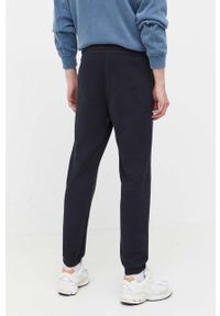 Hollister Co. spodnie dresowe kolor czarny z aplikacją. Kolor: czarny. Materiał: dresówka. Wzór: aplikacja #4