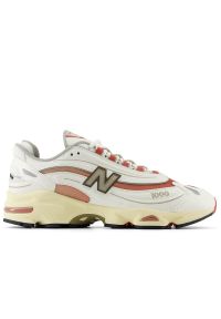 Buty New Balance M1000CB - beżowe. Kolor: beżowy. Materiał: materiał, skóra. Szerokość cholewki: normalna