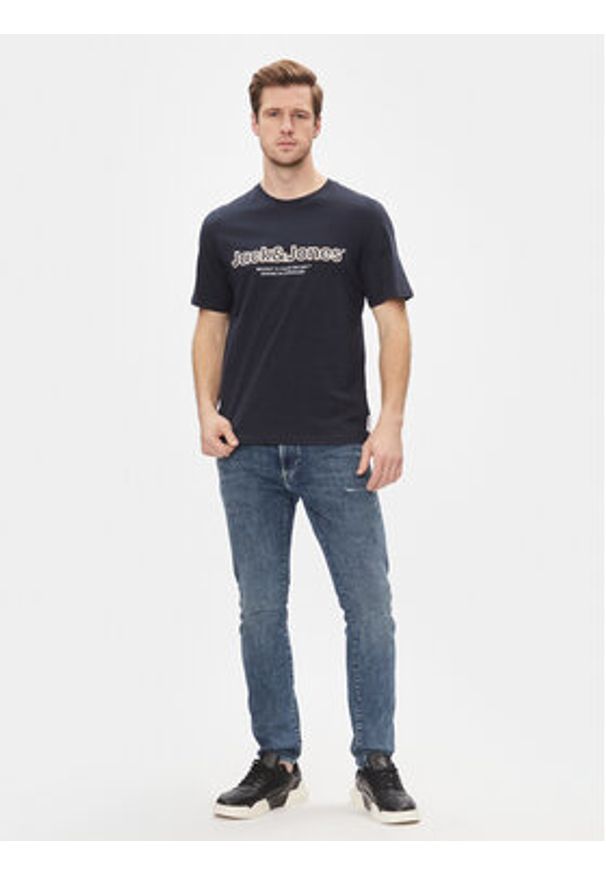 Jack & Jones Komplet 3 t-shirtów 12254138 Kolorowy Standard Fit. Materiał: bawełna. Wzór: kolorowy