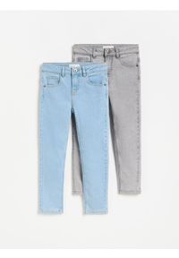 Reserved - Jeansy slim 2 pack - niebieski. Kolor: niebieski #1