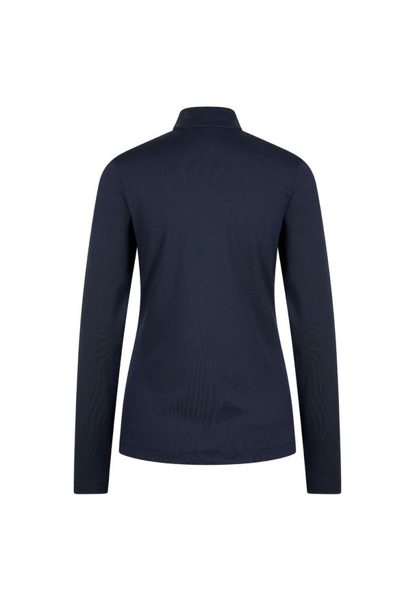 EURO-STAR - Damska koszulka do jazdy konnej Euro-Star Adeline. Kolor: niebieski. Długość rękawa: długi rękaw. Styl: elegancki