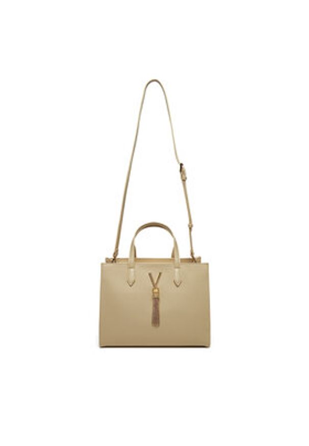 VALENTINO - Valentino Torebka Divina VBS1R414G Beżowy. Kolor: beżowy. Materiał: skórzane