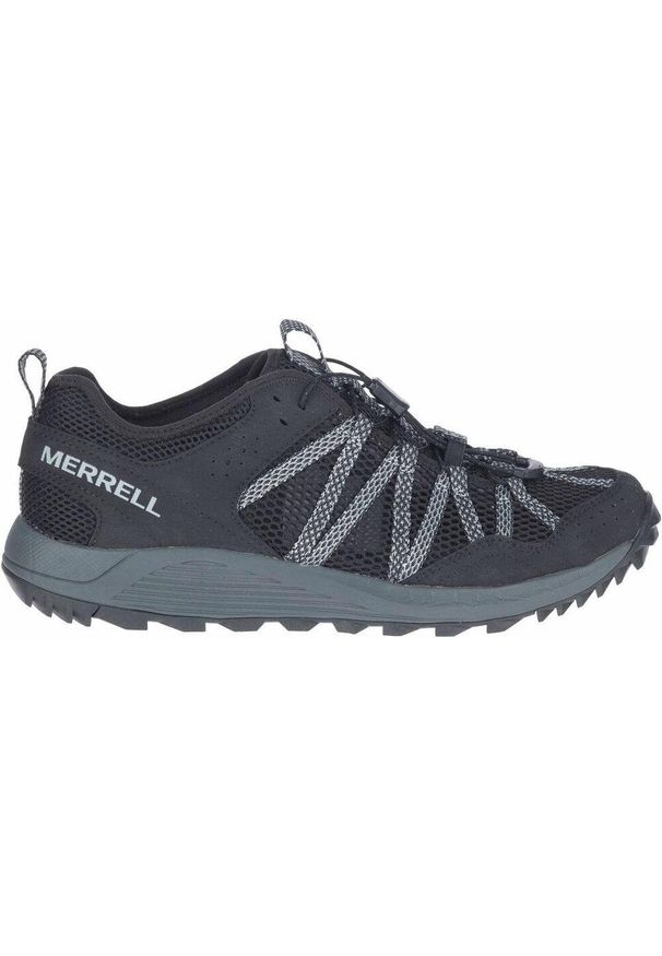 Buty turystyczne męskie Merrell Wildwood Aerosport. Kolor: czarny. Sport: turystyka piesza