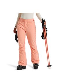 Roxy - Spodnie snowboardowe damskie ROXY Backyard. Kolor: różowy. Sezon: zima. Sport: snowboard