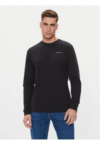 Tommy Jeans Longsleeve Linear DM0DM18551 Czarny Slim Fit. Kolor: czarny. Materiał: bawełna. Długość rękawa: długi rękaw #1