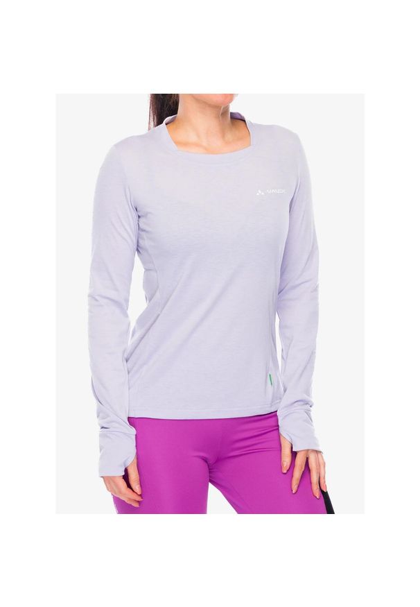 Longsleeve damski Vaude Sveit LS Shirt II. Kolor: fioletowy. Długość rękawa: długi rękaw