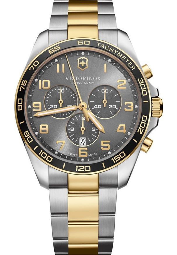 VICTORINOX - Zegarek Victorinox Zegarek męski Victorinox 241902 srebrny. Kolor: srebrny