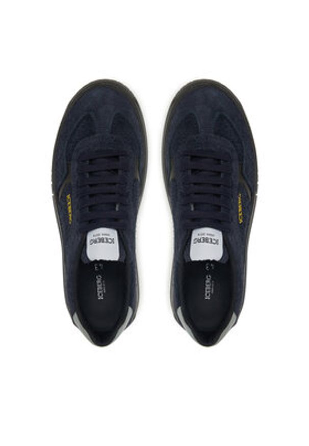 Iceberg Sneakersy IU1724 Granatowy. Kolor: niebieski. Materiał: zamsz, skóra
