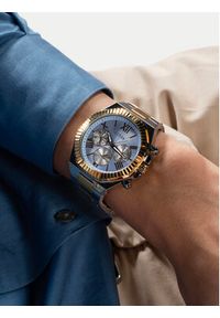 Guess Zegarek Equity GW0703G3 Srebrny. Kolor: srebrny