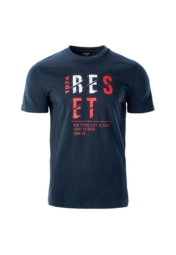 Hi-tec - T-shirt Męski Rimo. Kolor: niebieski. Sport: turystyka piesza
