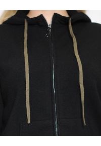 Deha - DEHA - Czarna bluza z kapturem. Typ kołnierza: kaptur. Kolor: czarny. Materiał: tkanina #2