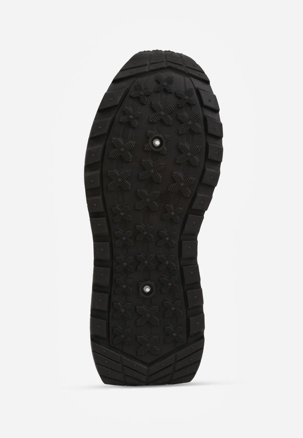 Born2be - Beżowe Sneakersy Vices na Grubej Podeszwie z Motywem Panterki i Naszywką Selarisa. Okazja: na co dzień. Kolor: beżowy. Materiał: jeans. Wzór: motyw zwierzęcy, aplikacja