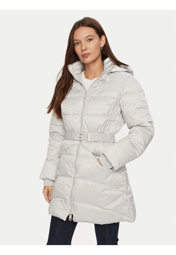 Guess Płaszcz zimowy Seline W4BL58 WGL72 Szary Regular Fit. Kolor: szary. Materiał: bawełna. Sezon: zima