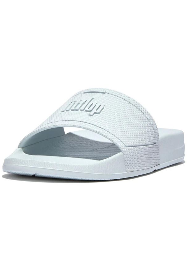 FIT FLOP - Plaskanie damskie FITFLOP Iqushion. Kolor: niebieski. Materiał: guma, materiał. Styl: sportowy