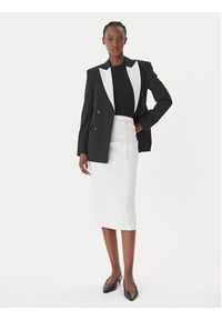 Hugo - HUGO Spódnica ołówkowa Ratsa 50558168 Biały Slim Fit. Kolor: biały. Materiał: syntetyk #2