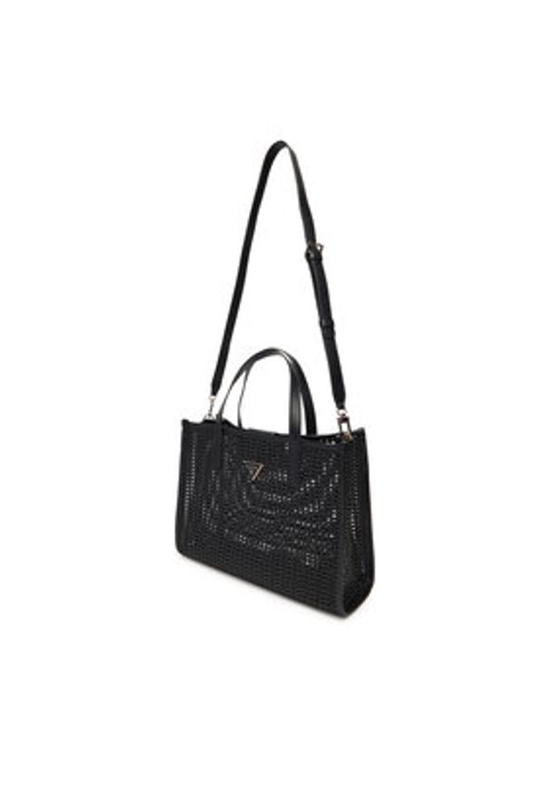 Guess Torebka Brigitta HWWZ72 06230 Czarny. Kolor: czarny. Materiał: skórzane