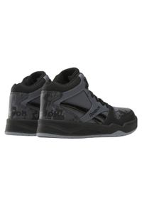 Reebok - Buty na co dzień młodzieżowe REEBOK BB4500 COURT eko skóra wysokie. Okazja: na co dzień. Kolor: czarny. Materiał: skóra